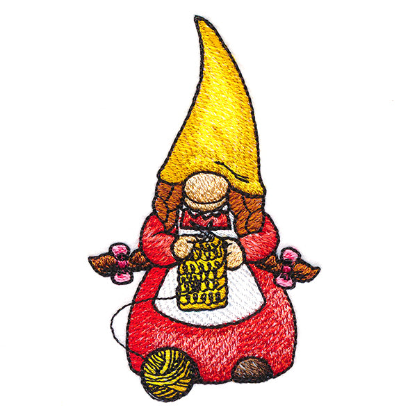 Busy Knitting Gnome