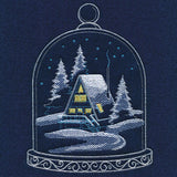 Frosted Cabin in Bell Jar