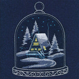 Frosted Cabin in Bell Jar