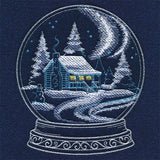 Frosted Log Cabin in Snowglobe