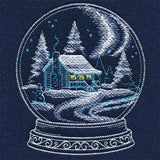 Frosted Log Cabin in Snowglobe