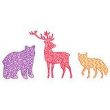 Textured Woodland Border