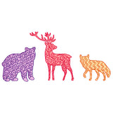 Textured Woodland Border