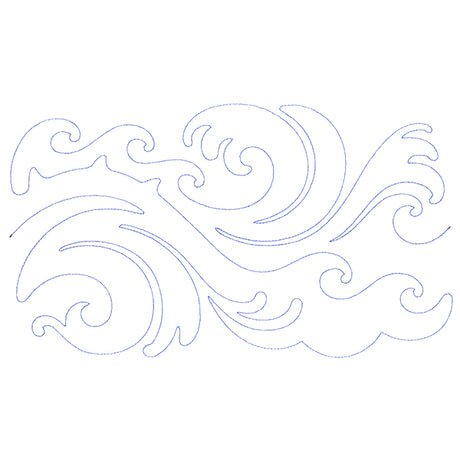 Textured Favorites - Waves (Edge-to-Edge Quilting)