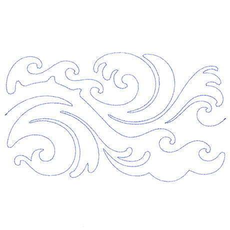 Textured Favorites - Waves (Edge-to-Edge Quilting)