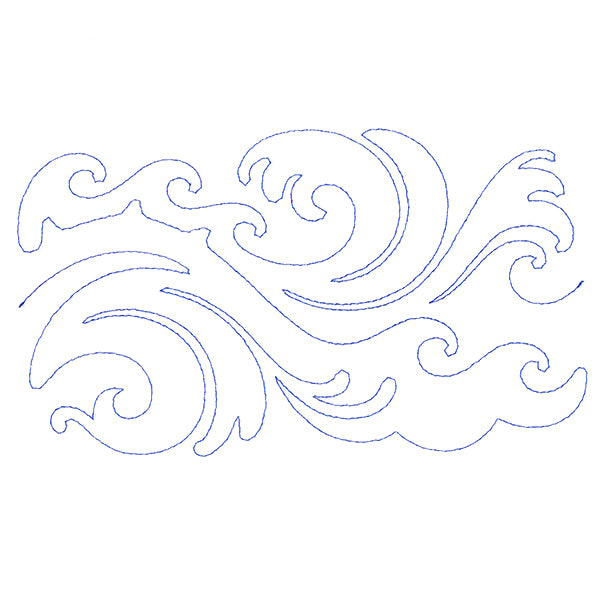 Textured Favorites - Waves (Edge-to-Edge Quilting)