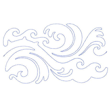 Textured Favorites - Waves (Edge-to-Edge Quilting)