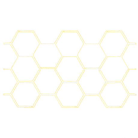Textured Favorites - Honeycomb (Edge-to-Edge Quilting)