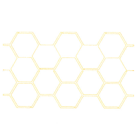 Textured Favorites - Honeycomb (Edge-to-Edge Quilting)