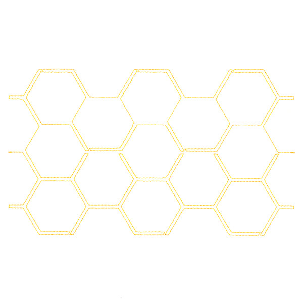 Textured Favorites - Honeycomb (Edge-to-Edge Quilting)