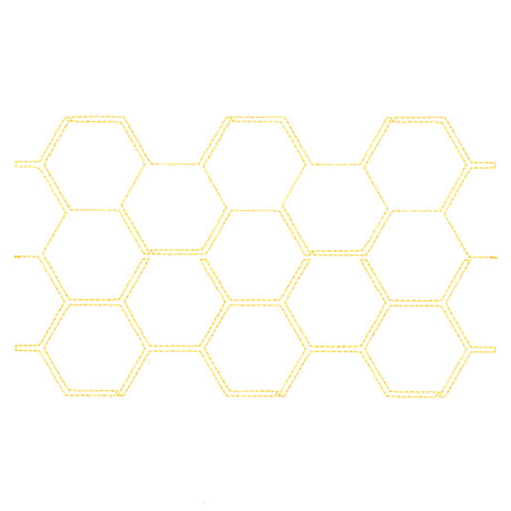 Textured Favorites - Honeycomb (Edge-to-Edge Quilting)