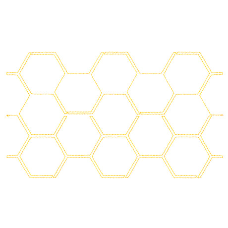 Textured Favorites - Honeycomb (Edge-to-Edge Quilting)