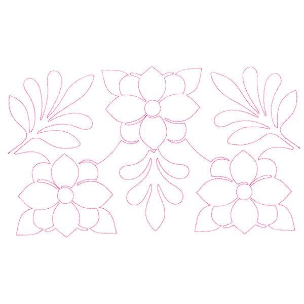 Textured Favorites - Flowers (Edge-to-Edge Quilting)