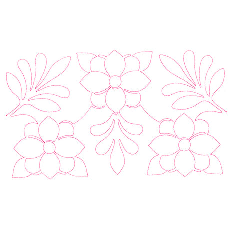 Textured Favorites - Flowers (Edge-to-Edge Quilting)