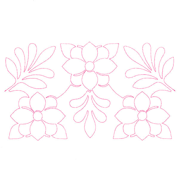 Textured Favorites - Flowers (Edge-to-Edge Quilting)