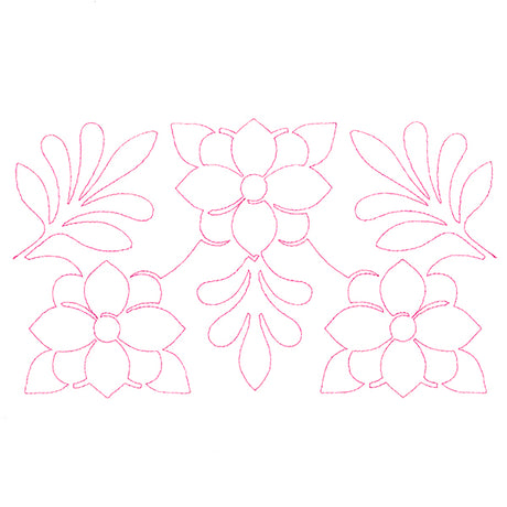 Textured Favorites - Flowers (Edge-to-Edge Quilting)