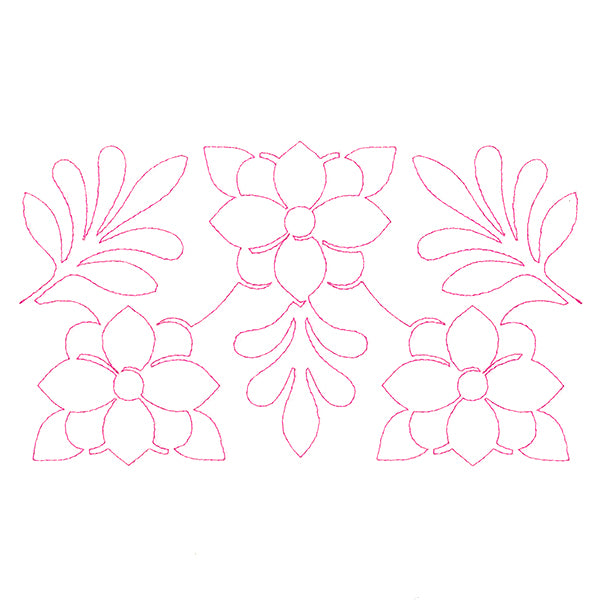 Textured Favorites - Flowers (Edge-to-Edge Quilting)