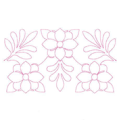 Textured Favorites - Flowers (Edge-to-Edge Quilting)