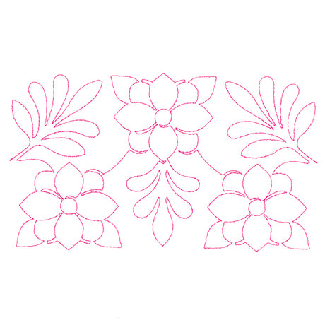 Textured Favorites - Flowers (Edge-to-Edge Quilting)