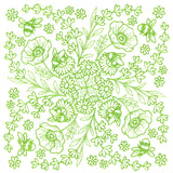 Springtime Charms Kaleidoscope Square 6