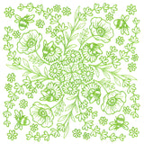 Springtime Charms Kaleidoscope Square 6