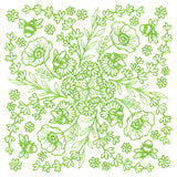 Springtime Charms Kaleidoscope Square 6