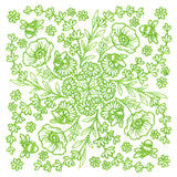 Springtime Charms Kaleidoscope Square 6