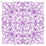 Springtime Charms Kaleidoscope Square 5