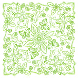 Springtime Charms Kaleidoscope Square 3