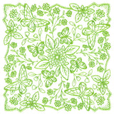 Springtime Charms Kaleidoscope Square 3