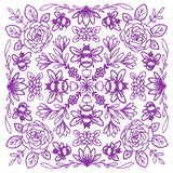 Springtime Charms Kaleidoscope Square 2
