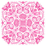 Springtime Charms Kaleidoscope Square 1