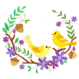 Springtime Birdies Wreath