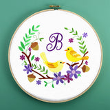 Springtime Birdies Wreath