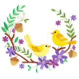 Springtime Birdies Wreath