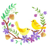 Springtime Birdies Wreath