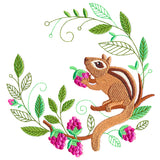 Springtime Chipmunk Wreath