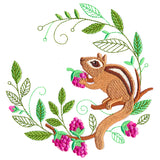 Springtime Chipmunk Wreath