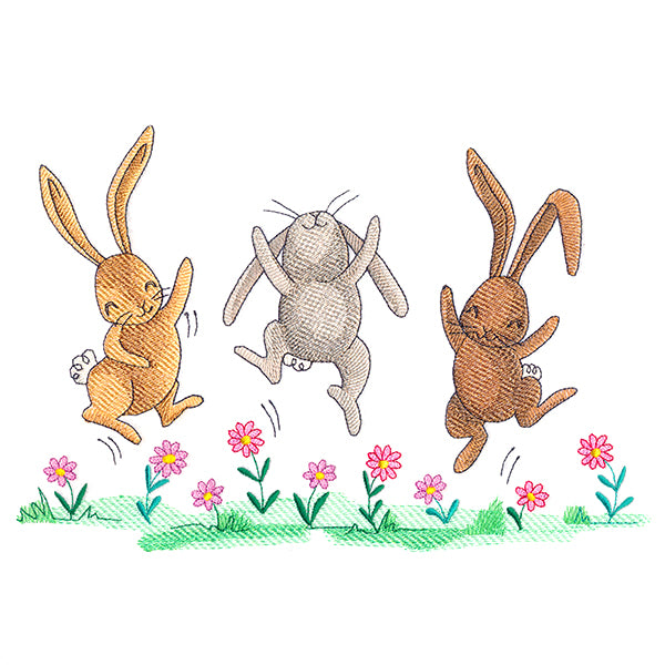Bouncing Spring Bunnies