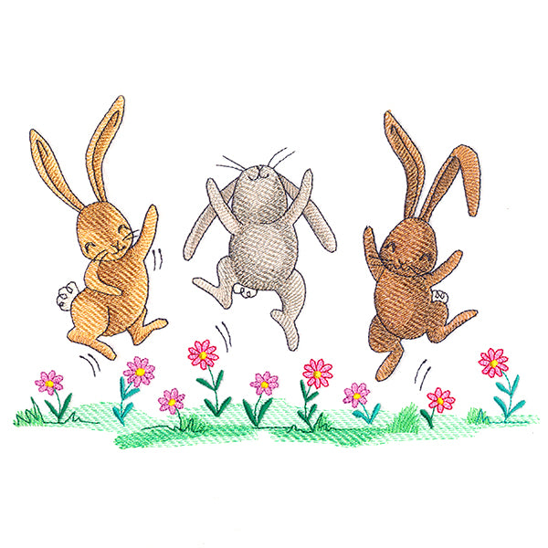 Bouncing Spring Bunnies