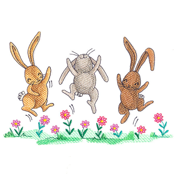 Bouncing Spring Bunnies