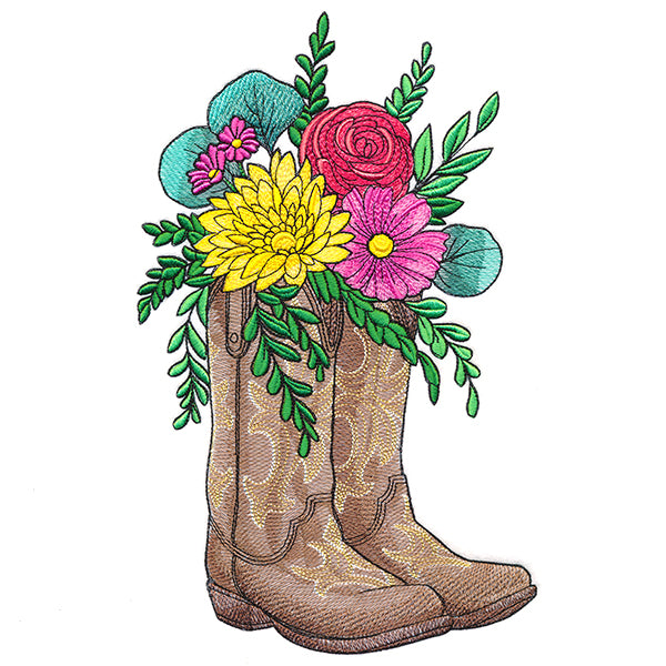 Country Cowboy Boots Bouquet