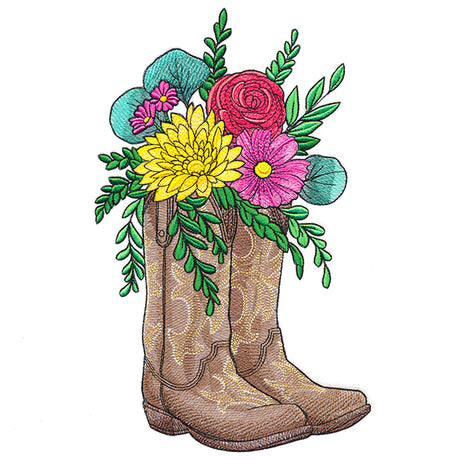 Country Cowboy Boots Bouquet