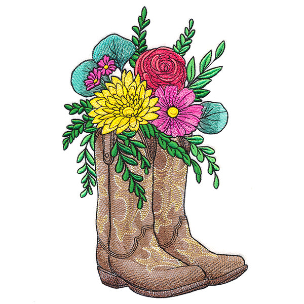 Country Cowboy Boots Bouquet