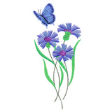 Delicate Eastern Tailed Blue Butterfly in Coneflowers