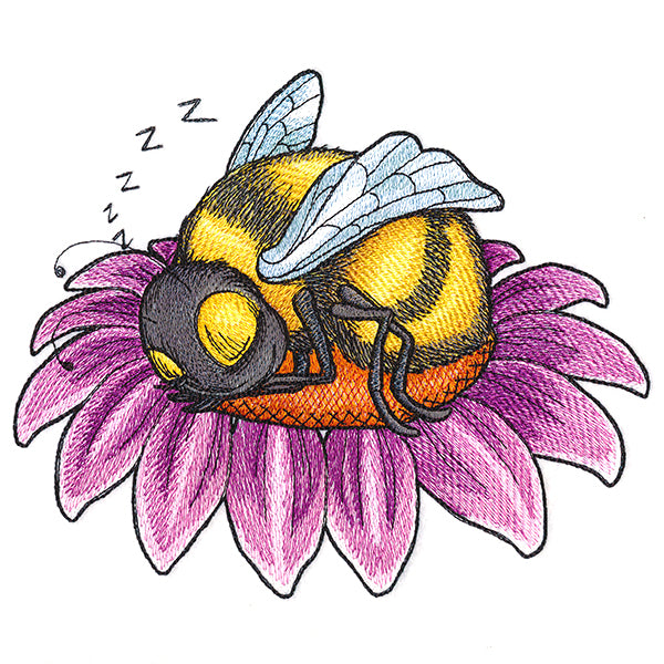 Snoozing Bumble Bee