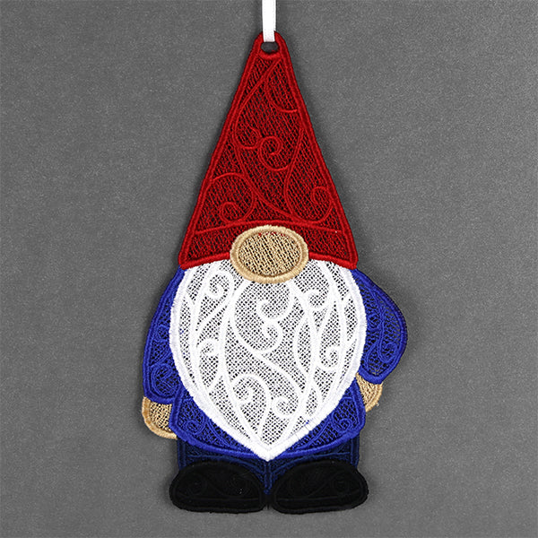 Charming Gnome Ornament (Lace)