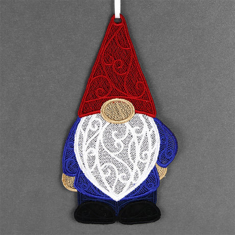 Charming Gnome Ornament (Lace)