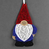 Charming Gnome Ornament (Lace)