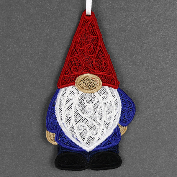 Charming Gnome Ornament (Lace)